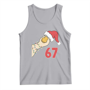 Funny Christmas Silly Goose 67 Meme Festive Holiday Tank Top TS11 Athletic Heather Print Your Wear