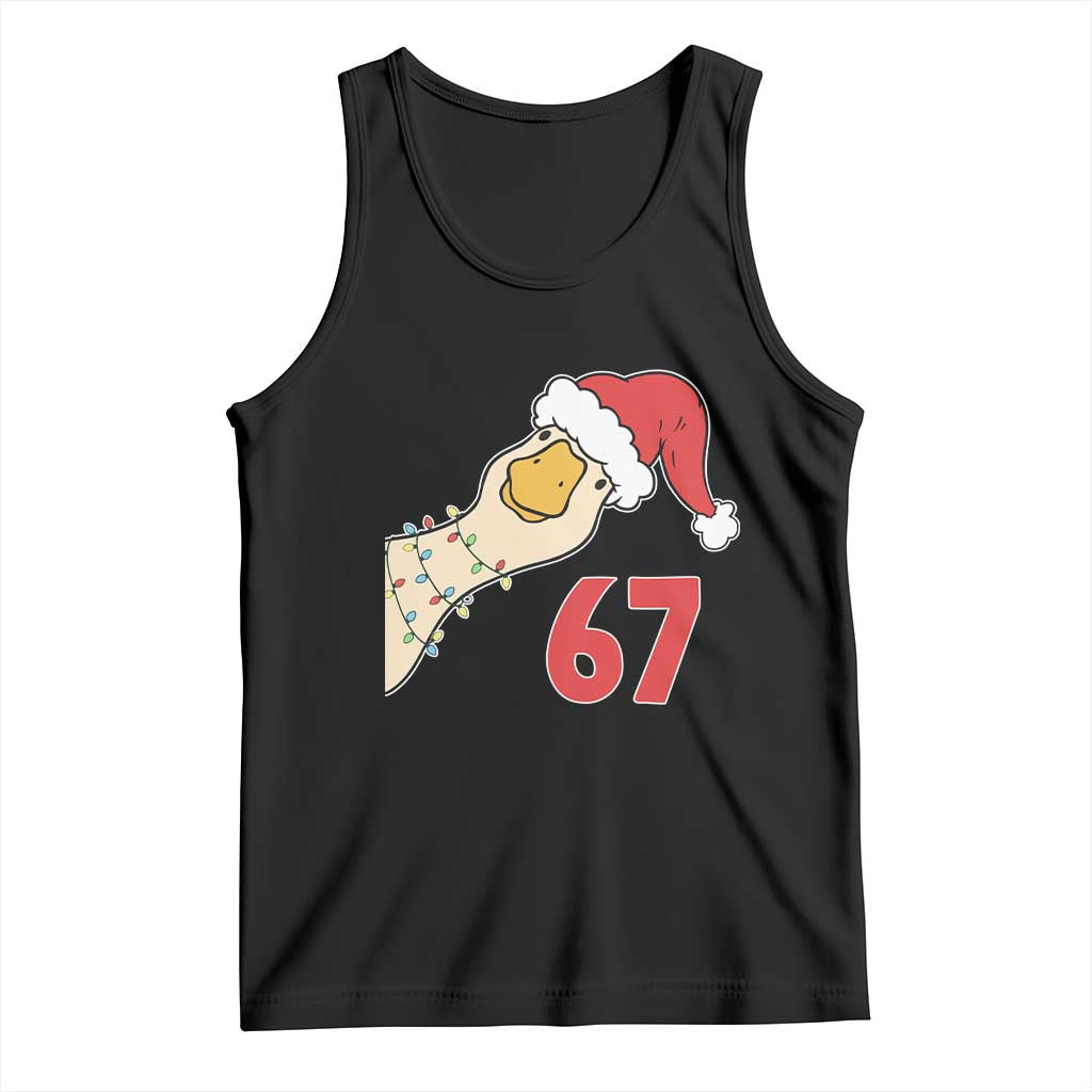 Funny Christmas Silly Goose 67 Meme Festive Holiday Tank Top TS11 Black Print Your Wear