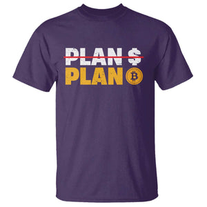 Bitcoin Plan B HODL T Shirt BTC Crypto Currency Traders Blockchain TS11 Purple Print Your Wear