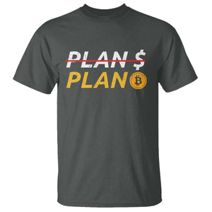 Bitcoin Plan B HODL T Shirt BTC Crypto Currency Traders TS11 Dark Heather Print Your Wear