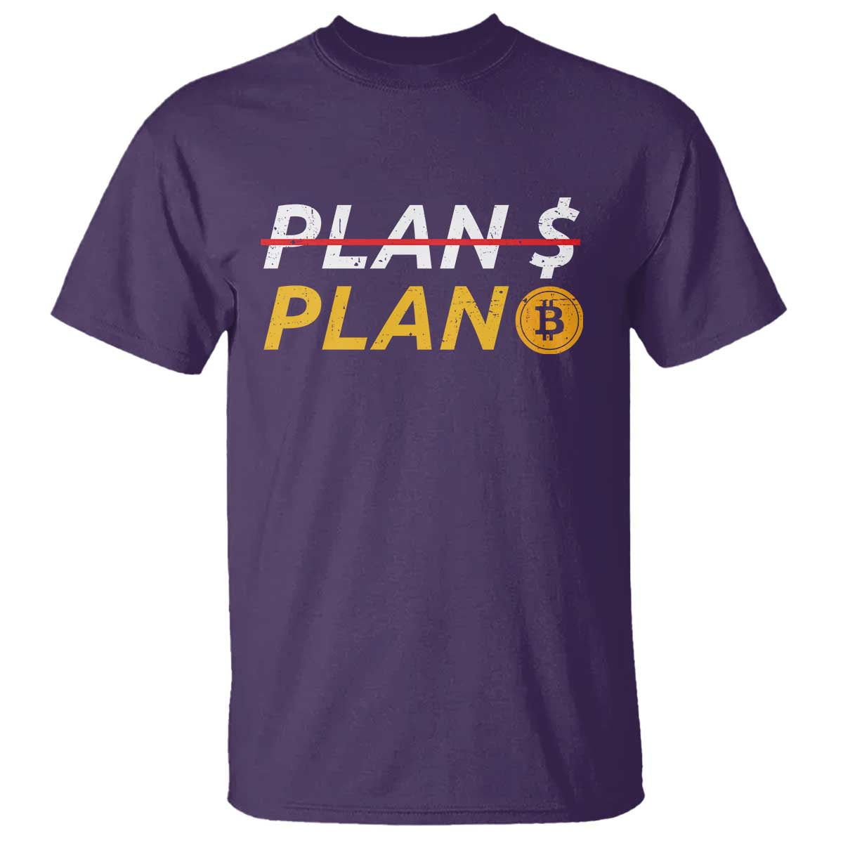 Bitcoin Plan B HODL T Shirt BTC Crypto Currency Traders TS11 Purple Print Your Wear