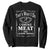 Funny Grilling BBQ Sweatshirt That's What I Do I Smoke Meat And I Know Things Father's Day TS11 Black Print Your Wear