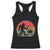 Funny Retro Bigfoot Grilling BBQ Chef Racerback Tank Top TS11 Black Print Your Wear