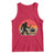 Funny Retro Bigfoot Grilling BBQ Chef Tank Top TS11 Red Print Your Wear