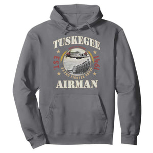 Tuskegee Airman Hoodie Heroes Of Freedom 332ND Fighter Group Est 1941 TS11 Charcoal Print Your Wear