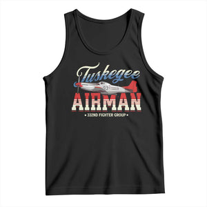 Tuskegee Airman Tank Top 332ND Fighter Group Airplane TS11 Black Print Your Wear