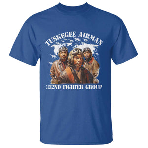 Tuskegee Airman T Shirt 332ND Fighter Group Black History Month TS11 Royal Blue Print Your Wear