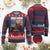 Funny George Washington Knit Sweatshirt Booze Cruise Political Party Vintage American Flag TS11 Burgundy Print Your Wear