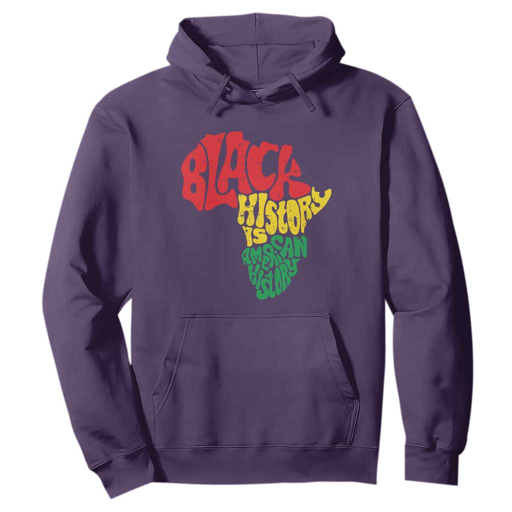 Black History Is American History Hoodie Vintage Africa Map TS11 Purple Print Your Wear