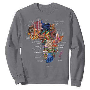 African Culture Black Fabrics Sweatshirt African American Heritage TS11 Charcoal Print Your Wear
