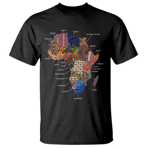 African Culture Black Fabrics T Shirt - African American Heritage Pride Tee TS11 Black Print Your Wear