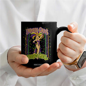 Funny Mardi Gras Throw Girl Coffee Mug New Orleans Carnival Beads TS11 Print Your Wear