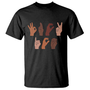 Funny Fuck Hand Sign Language Anti Deportation T Shirt Chinga La Migra TS11 Black Print Your Wear