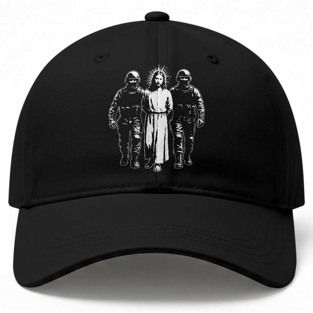 Jesus Arrested Parody Baseball Cap Funny Immigrant Rights Political Protest TS11 Print Your Wear