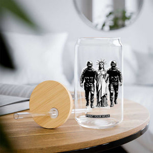 Statue Of Liberty Arrested Glass Can Funny Immigrant Rights Political Protest TS11 Print Your Wear