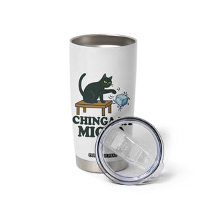 Chinga La Migra Tumbler Cup Funny Immigration Rights Cat Political TS11 Print Your Wear