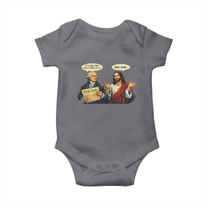 Funny Its Like They Didnt Listen At All Bro Same Meme Baby Onesie TS11 Charcoal Print Your Wear