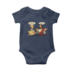 Funny Its Like They Didnt Listen At All Bro Same Meme Baby Onesie TS11 Navy Print Your Wear