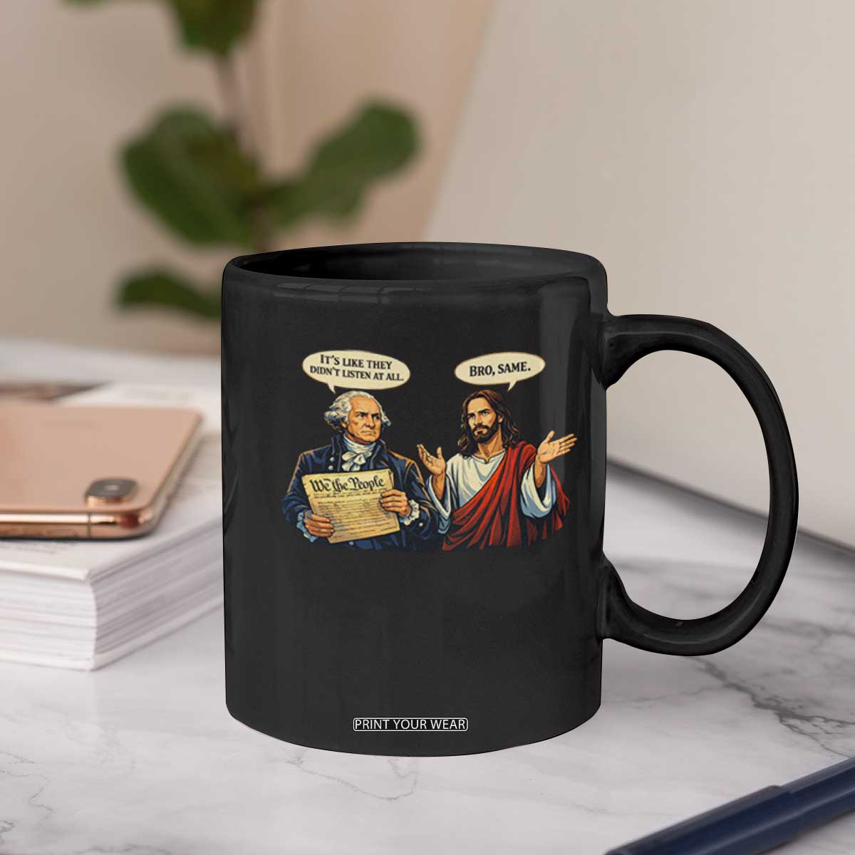 Funny Its Like They Didnt Listen At All Bro Same Meme Coffee Mug TS11 Print Your Wear