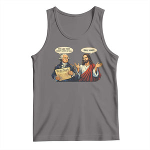 Funny Its Like They Didnt Listen At All Bro Same Meme Tank Top TS11 Deep Heather Print Your Wear