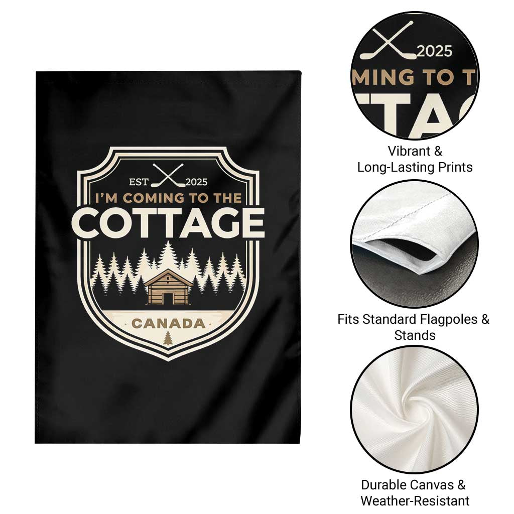 I Am Coming To The Cottage Garden Flag Funny Romance Hockey TS11 Print Your Wear