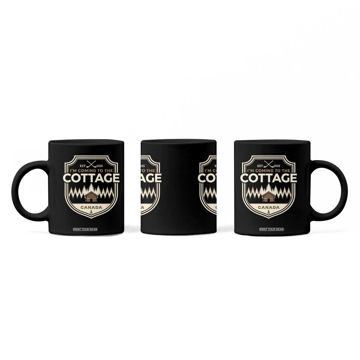 I Am Coming To The Cottage Coffee Mug Funny Romance Hockey TS11 Print Your Wear