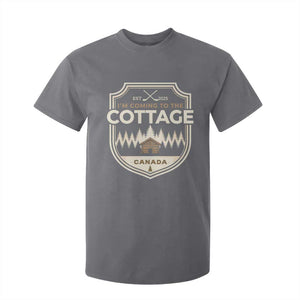 I Am Coming To The Cottage T Shirt For Kid Funny Romance Hockey TS11 Charcoal Print Your Wear