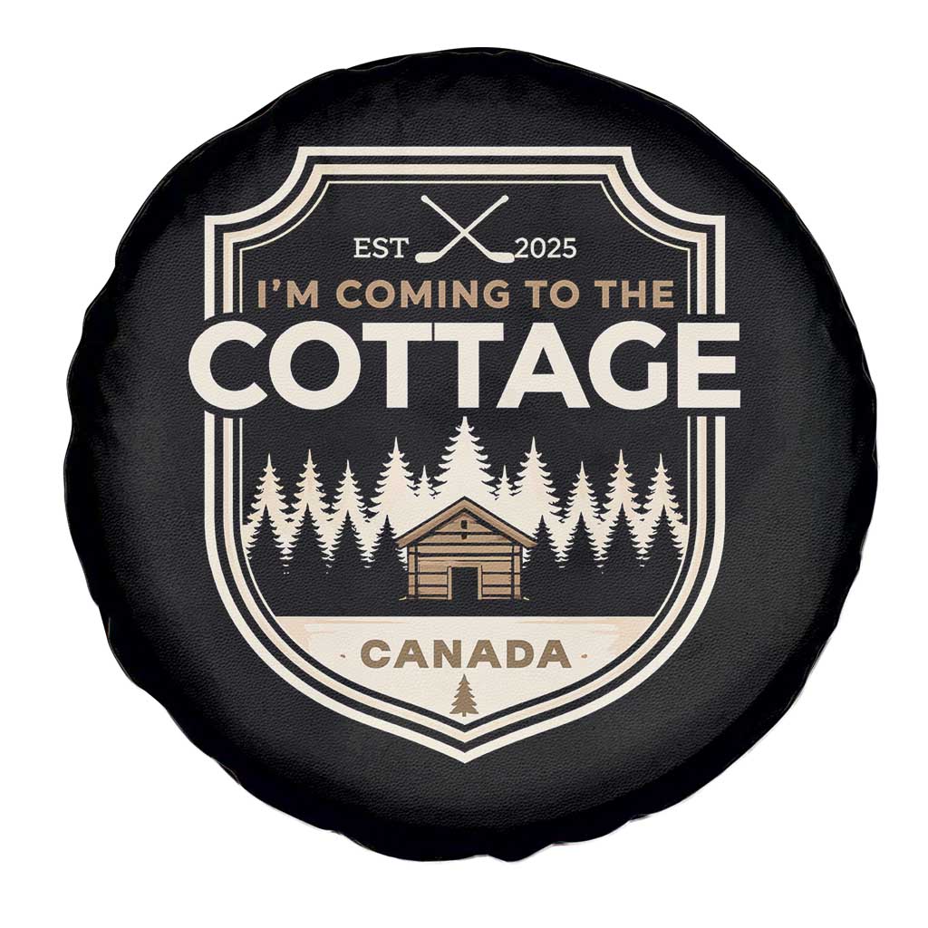 I Am Coming To The Cottage Spare Tire Cover Funny Romance Hockey TS11 Print Your Wear