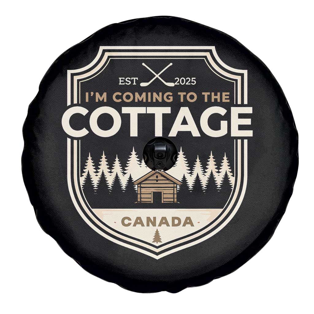I Am Coming To The Cottage Spare Tire Cover Funny Romance Hockey TS11 Print Your Wear