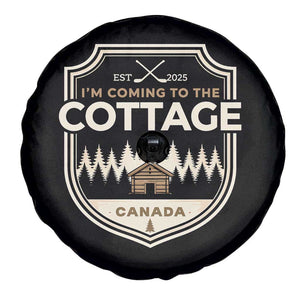 I Am Coming To The Cottage Spare Tire Cover Funny Romance Hockey TS11 Print Your Wear