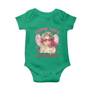 Funny 67 Valentines Day Baby Onesie Cupid Say Six Seven 67 Meme TS11 Irish Green Print Your Wear