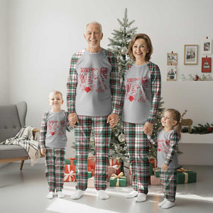Xoxo Valentines Day Plaid Pajama Set Love You Cherry Much Vintage Coquette TS11 Christmas Plaid Print Your Wear
