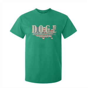 Trump Musk DOGE T Shirt For Kid Department Of Government Efficiency Vintage American USA Flag TS11 Irish Green Print Your Wear