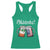 Funny St Patrick's Day Beer Drinking Slainte Racerback Tank Top Irish American Beer TS11 Irish Green Print Your Wear