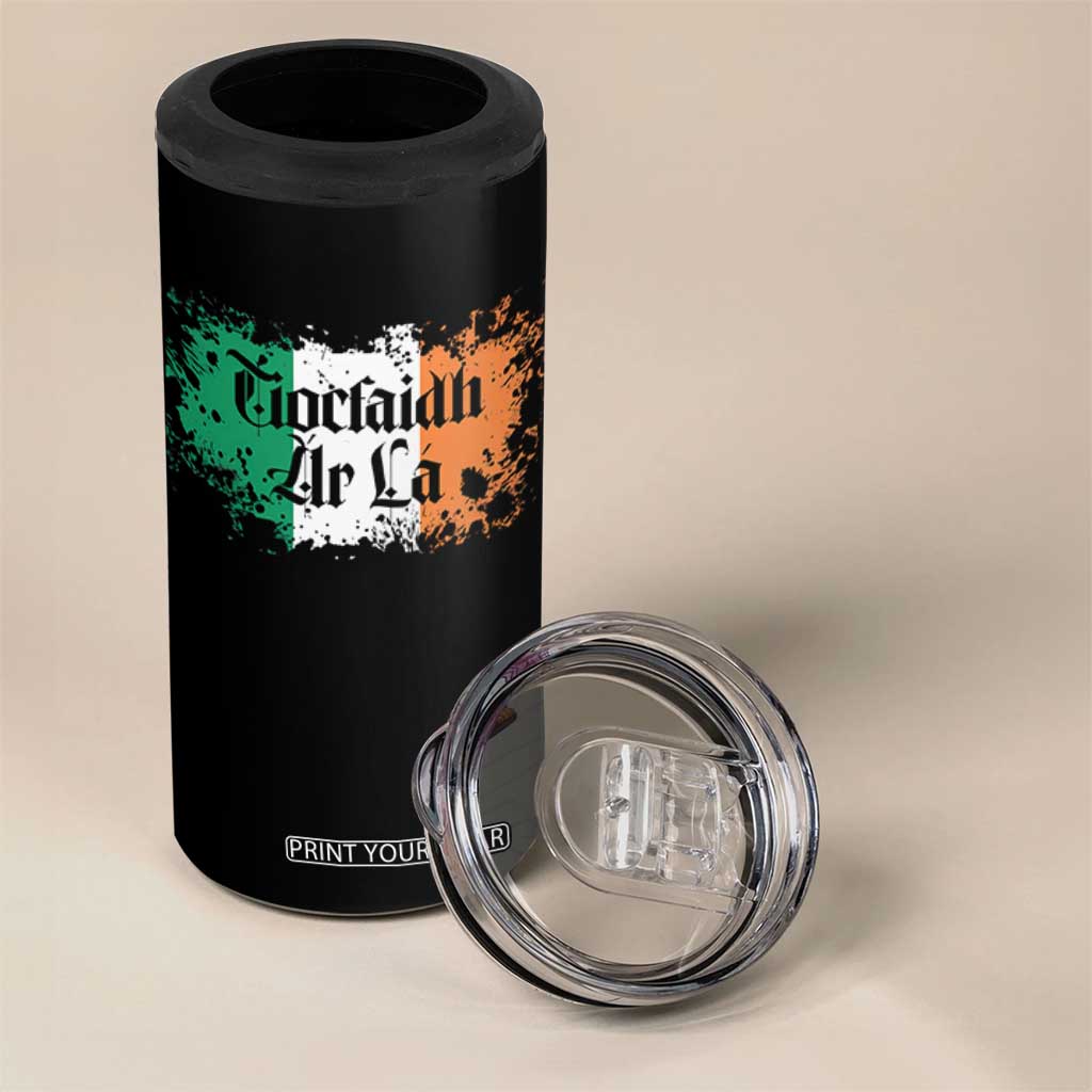 Tiocfaidh Ar La 4 in 1 Can Cooler Tumbler Vintage Irish Ireland Flag TS11 Print Your Wear