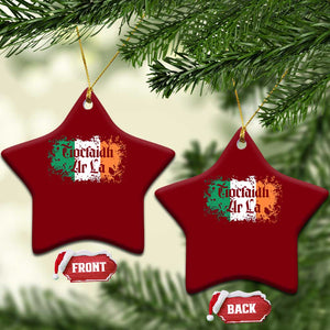 Tiocfaidh Ar La Ceramic Ornament Vintage Irish Ireland Flag TS11 Print Your Wear