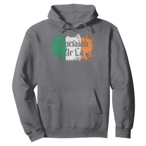 Tiocfaidh Ar La Hoodie Vintage Irish Ireland Flag TS11 Charcoal Print Your Wear