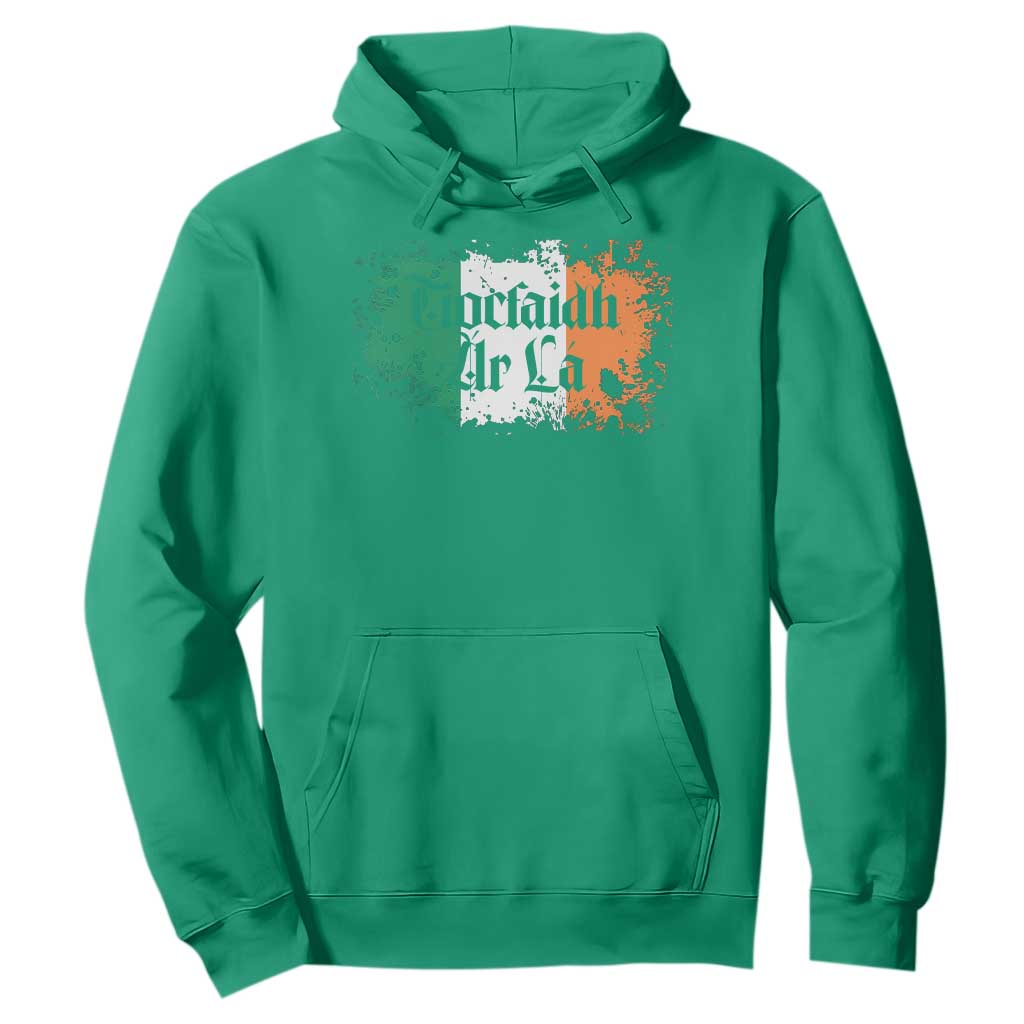 Tiocfaidh Ar La Hoodie Vintage Irish Ireland Flag TS11 Irish Green Print Your Wear
