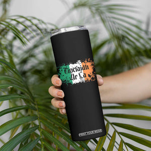 Tiocfaidh Ar La Skinny Tumbler Vintage Irish Ireland Flag TS11 Print Your Wear