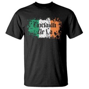 Tiocfaidh Ar La T Shirt Vintage Irish Ireland Flag TS11 Black Print Your Wear