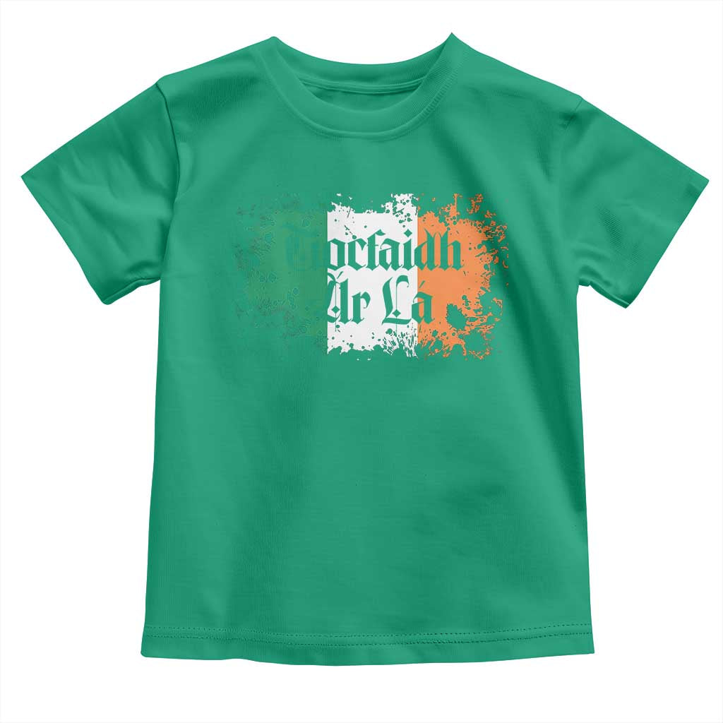 Tiocfaidh Ar La Toddler T Shirt Vintage Irish Ireland Flag TS11 Irish Green Print Your Wear