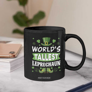 Funny World's Tallest Leprechaun St Patrick's Day Coffee Mug Shamrock TS11 Print Your Wear