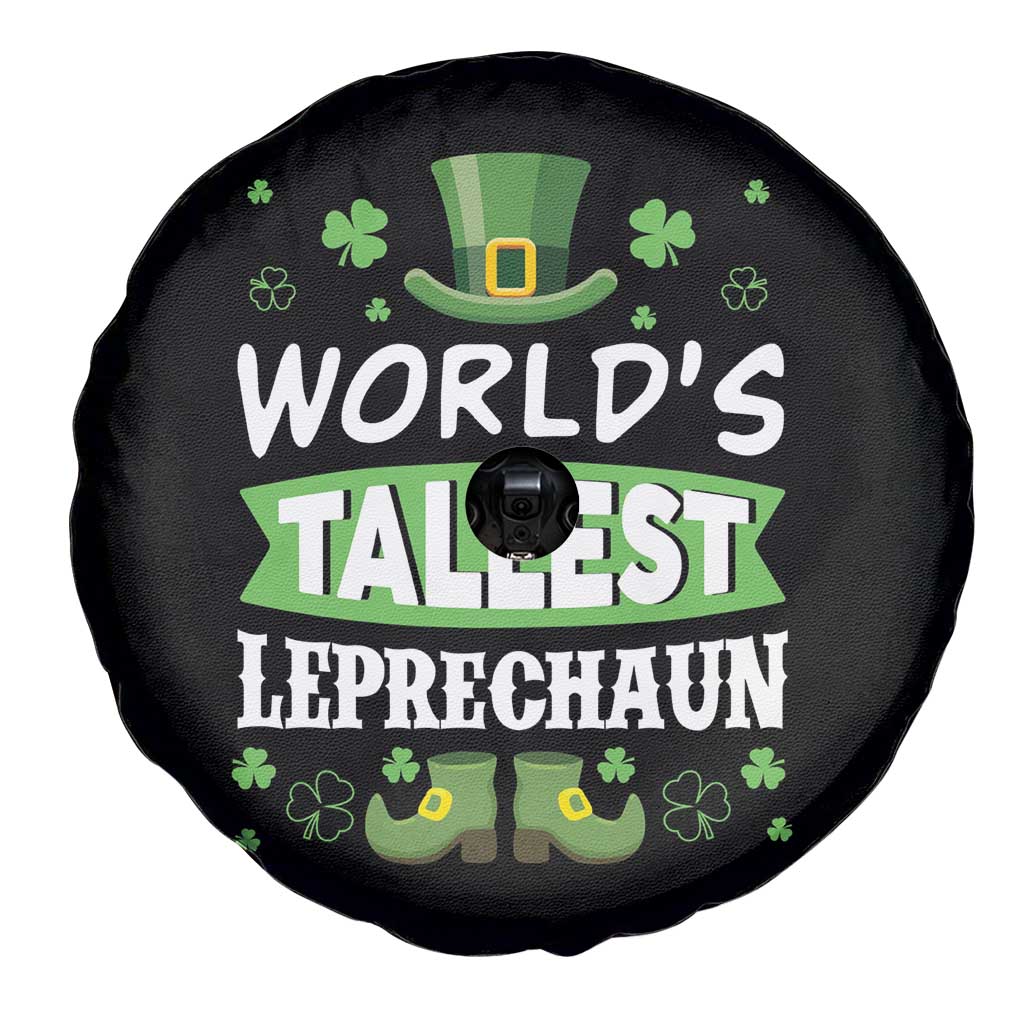 Funny World's Tallest Leprechaun St Patrick's Day Spare Tire Cover Shamrock TS11 Print Your Wear