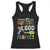 Society Says I Am Autistic God Says I Am Perfect Racerback Tank Top Autism Awareness TS11 Black Print Your Wear
