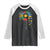 Autism Awareness Celebrate Differences Raglan Shirt Sunflower Puzzle Pieces TS11 Black White Print Your Wear
