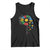 Autism Awareness Celebrate Differences Tank Top Sunflower Puzzle Pieces TS11 Black Print Your Wear