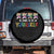 Funny Autism Awareness Dare To Be Yourself Spare Tire Cover Dabbing Unicorn TS11 No hole Black Print Your Wear