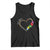 Autism Awareness Celebrate Differences Tank Top Love Heart Puzzle Pieces TS11 Black Print Your Wear