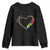 Autism Awareness Celebrate Differences Youth Sweatshirt Love Heart Puzzle Pieces TS11 Black Print Your Wear