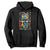 I May Be Non Verbal But My Daddy Ain't Remember That Hoodie Autism Awareness Dad TS11 Black Print Your Wear